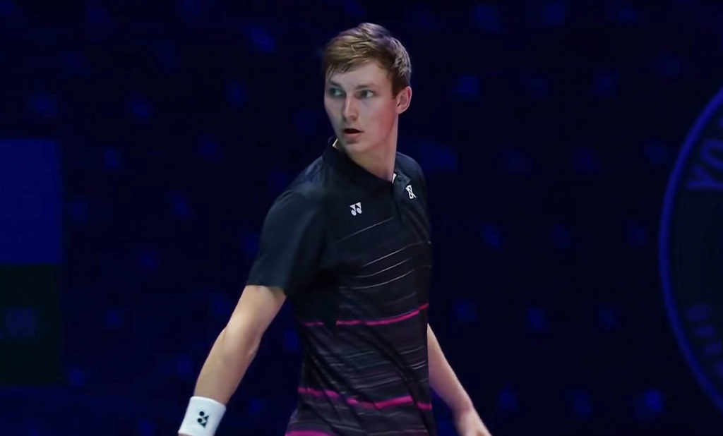 2019 All England semi-finals: Viktor Axelsen.