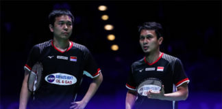 Mohammad Ahsan/Hendra Setiawan falter in the Swiss Open quarter-finals. (photo: AFP)