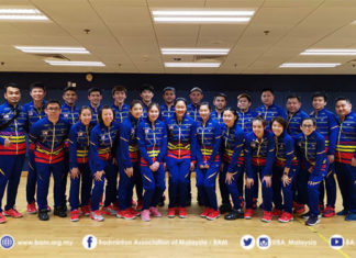 Malaysia beat Macau 5-0 at 2019 Asia Mixed Team Championships. (photo: BAM)