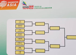 Malaysia face Japan in Badminton Asia Mixed Team quarter-finals. (photo: BAM)