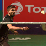 Kidambi Srikanth makes strong comeback to beat Vincent Wong Wing Ki in India Open first round. (photo: Mohd Zakir/Hindustan Times/Getty Images)