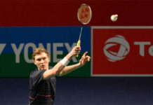 Viktor Axelsen looks to win his second title of 2019 in the India Open final. (photo: Sajjad Hussain/Afp/Getty Images)