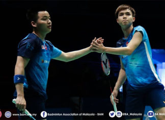 Expectations remain high for Aaron Chia/Soh Wooi Yik at Malaysia Open. (photo: BAM)
