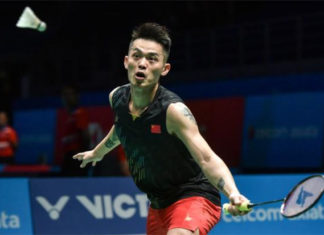 Lin Dan is still going strong at 2019 Malaysia Open. (photo: Xinhua)