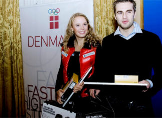 Joachim Persson received Samsung's Olympic talent prize in 2006. (photo: Brian Berg / Scanpix Denmark)