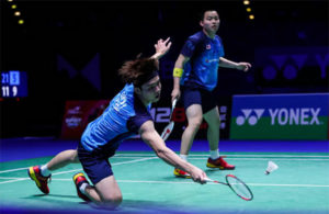 Aaron Chia/Soh Wooi Yik enjoy a one-day rest before Friday's quarterfinal. (photo: Shi Tang/Getty Images)