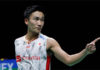 Kento Momota to play Shi Yuqi in the Badminton Asia Championships final. (photo: Fred Lee/Getty Images)