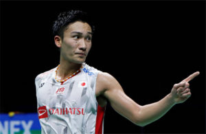 Kento Momota to play Shi Yuqi in the Badminton Asia Championships final. (photo: Fred Lee/Getty Images)