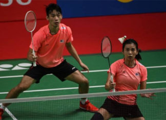 Chan Peng Soon/Goh Liu Ying have to overcome their fellow Malaysians in order to qualify for their third consecutive Olympic Games. (photo: Bay Ismoyo/Afp/Getty Images)