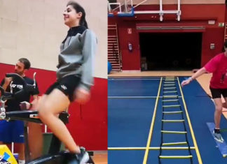 Wish Carolina Marin a speedy recovery. (photo: Screenshot from video in Carolina Marin's Twitter)