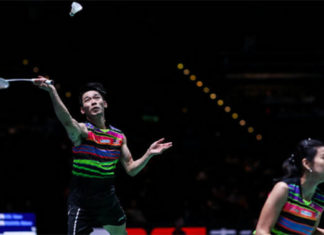 Chan Peng Soon/Goh Liu Ying are one win away from claiming the New Zealand Open title. (photo: Shi Tang/Getty Images)