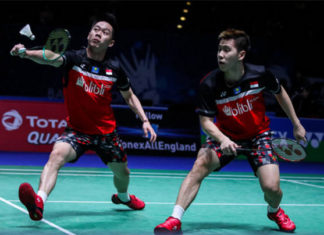 Kevin Sanjaya Sukamuljo/Marcus Fernaldi Gideon are keys to Indonesia's Sudirman Cup success. (photo: Shi Tang/Getty Images)