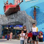 Chan Peng Soon brings his wife and kids to the LEGOLAND in Malaysia. (photo: Chan Peng Soon’s Facebook)