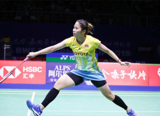Ratchanok Intanon’s heroine act helps propel Thailand into the 2019 Sudirman Cup semi-final. (photo: Osport)