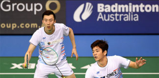 Lee Yong Dae/Yoo Yeon Seong enter the main draw of Australian Open. (photo: australianbadmintonopen.com.au)