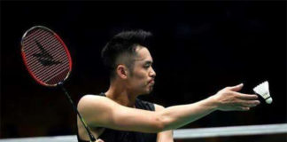 Lin Dan suffers a quarter-final defeat at the Australian Open. (photo: AFP)