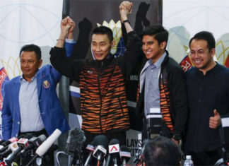 Olympic Council of Malaysia confirms Lee Chong Wei as chef de mission for Tokyo Olympics. (photo: Adli Ghazali/Anadolu Agency/Getty Images)