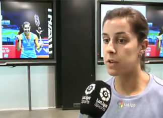 Wish Carolina Marin a speedy recovery. (photo: LaLiga)