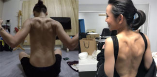 Sexy back from Tai Tzu Ying. (photo: Tai Tzu Ying's Instagram)