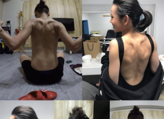 Sexy back from Tai Tzu Ying. (photo: Tai Tzu Ying's Instagram)