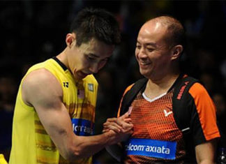 Malaysian players have a great deal of respect for Hendrawan (R). (photo: Bernama)