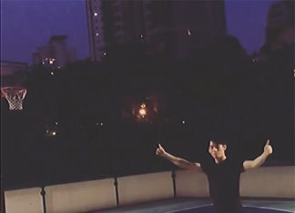 Chan Peng Soon may be the best 3-point shooter in badminton. (photo & video: Chan Peng Soon's Facebook)