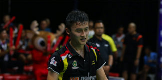 Lim Chong King earns a chance to practice with the Malaysian senior players. (photo: Purple League)
