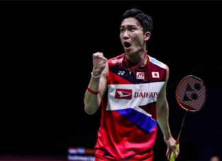 Kento Momota enters Indonesia Open second round. (photo: Shi Tang/Getty Images)