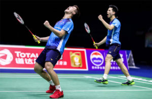Ong Yew Sin/Teo Ee Yi produce a brilliant performance in the Thailand Open first round. (photo: AFP)