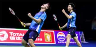 Ong Yew Sin/Teo Ee Yi produce a brilliant performance in the Thailand Open first round. (photo: AFP)