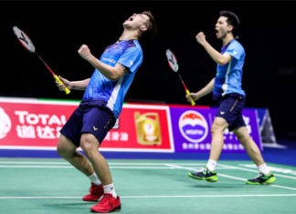Ong Yew Sin/Teo Ee Yi produce a brilliant performance in the Thailand Open first round. (photo: AFP)