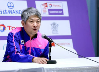 Kang Kyung-Jin is reported to be signing with China as the country's first ever badminton foreign coach. (photo: AFP)