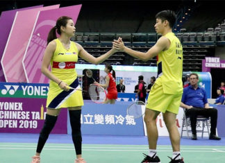 Chan Peng Soon/Goh Liu Ying through to 2019 Chinese Taipei Open semi-final. (photo: AFP)