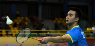 Soong Joo Ven enters Indonesia Masters semis. (photo: Robertus Pudyanto/Getty Images)