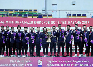 Congratulations to the Indonesian team for winning the 2019 BWF World Junior Mixed Team Championship. (photo: BWF)