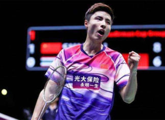Shi Yuqi is targeting the Macau Open title. (photo: AFP)
