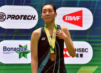 Happy birthday and congratulations to Michelle Li for winning the 2019 Macau Open title. (photo: AFP)