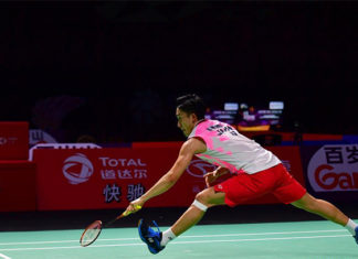 Kento Momota is on course to defend the Fuzhou China Open title. (photo: Xinhua)