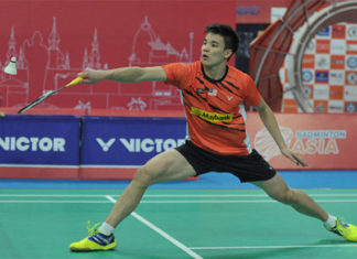 Wish Soo Teck Zhi all the best in Syed Modi International quarter-finals. (photo: AFP)
