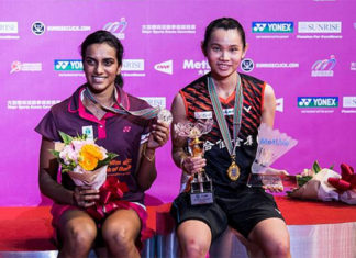 PV Sindhu (L) & Tai Tzu Ying are the two highest-paid players at the 2019-2020 India Premier Badminton League (PBL). (photo: Power Sport Images/Getty Images)