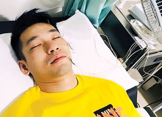 Chan Peng Soon is undergoing acupuncture treatment. (photo: Chan Peng Soon's Instagram)
