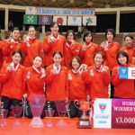 Team Nihon Unisys win the 2019 S/J League women’s team title. (photo: S/J League)
