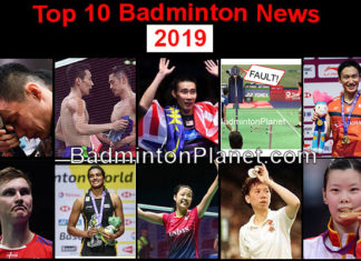 BadmintonPlanet's top 10 badminton news events in 2019
