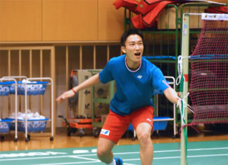 Kento Momota is making his final pushes on the practice before departing to Kuala Lumpur for the 2020 Malaysia Masters. (photo: Yahoo)