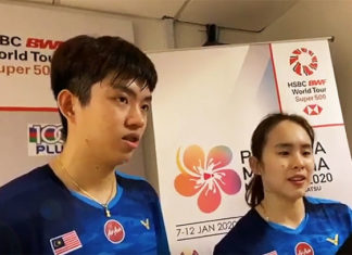 Wish Man Wei Chong/Pearly Tan Koong Le best of luck in the Malaysia Masters second round.