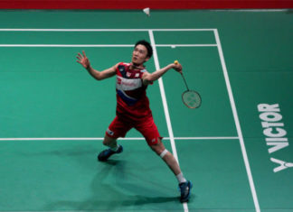 Kento Momota continue strong run at Malaysia Masters. (photo: Shi Tang/Getty Images)