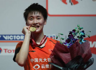 Chen Yu Fei takes home USD $30K for winning the 2020 Malaysia Masters. (photo: Mohd Rasfan/AFP Via Getty Images)