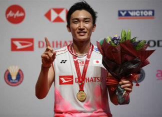 Kento Momota wins the 2020 Malaysia Masters. (photo: Mohd Rasfan/AFP Via Getty Images)