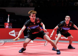 Aaron Chia/Soh Wooi Yik advance to the semi-finals of Indonesia Masters. (photo: Shi Tang/Getty Images)