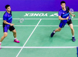 Teo Ee Yi/Ong Yew Sin finish strong in the Thailand Masters semi-final. (photo: Shi Tang/Getty Images)